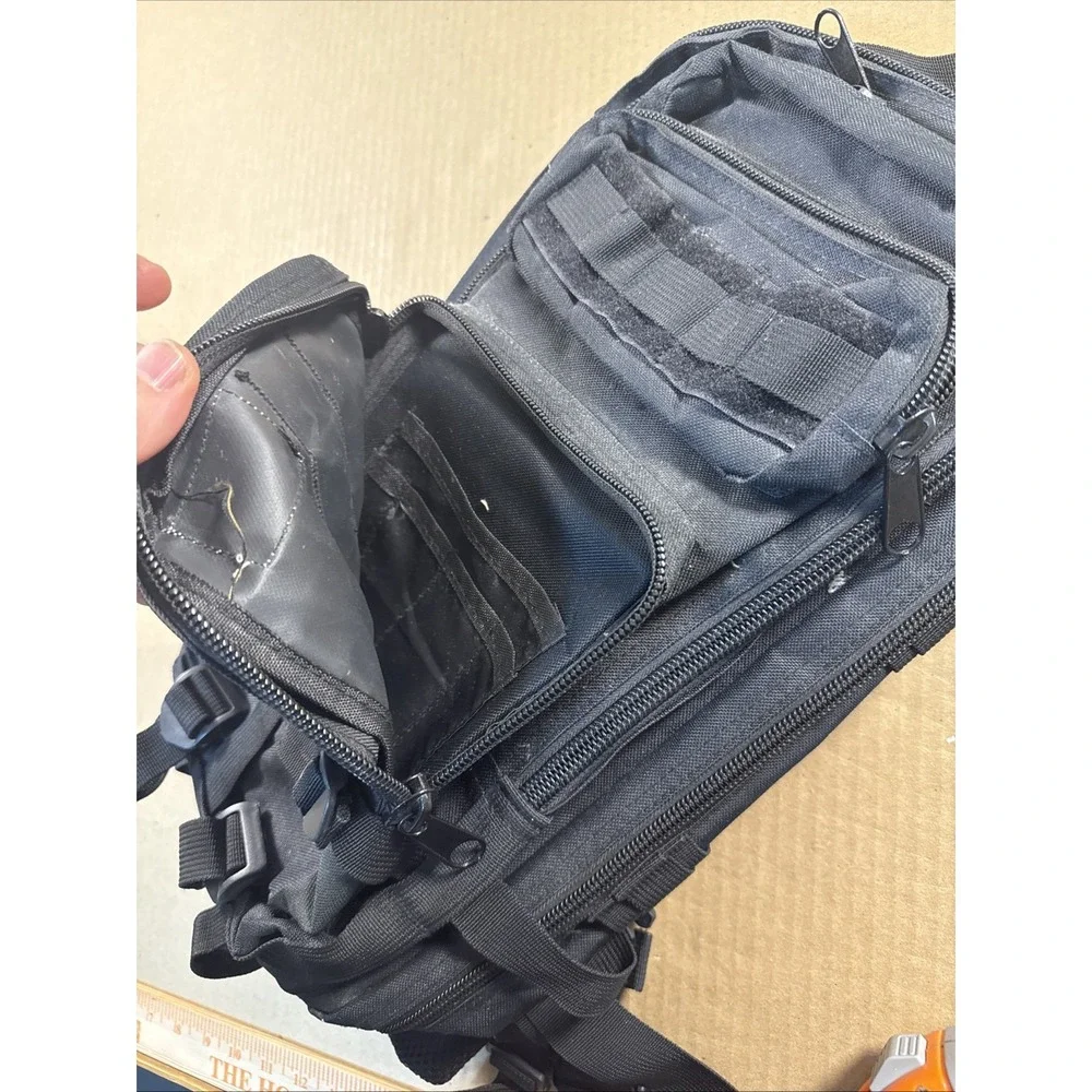 Monkeypaks Small Backpack, Black Tactical